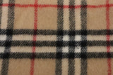 Burberry Shawl in Brown Checked New Wool