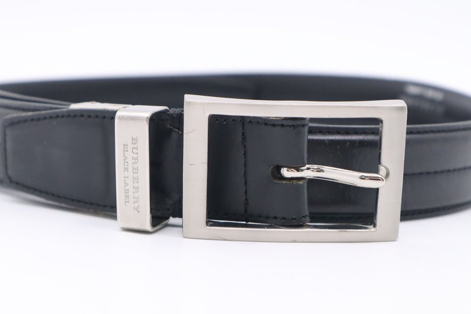 Burberry Belt in Black Leather