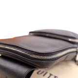 Louis Vuitton Avenue Sling Taiga Leather Backpack Bag Black