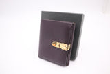Gucci Bifold Wallet in Purple Leather