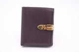 Gucci Bifold Wallet in Purple Leather