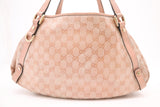 Gucci Pelham Tote in Pink Coated Canvas