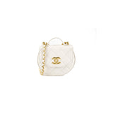 Chanel Mini Clutch with Chain White Crossbody Bag