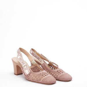 Dior J'ADior Nude Pink Slingback Pumps 38D