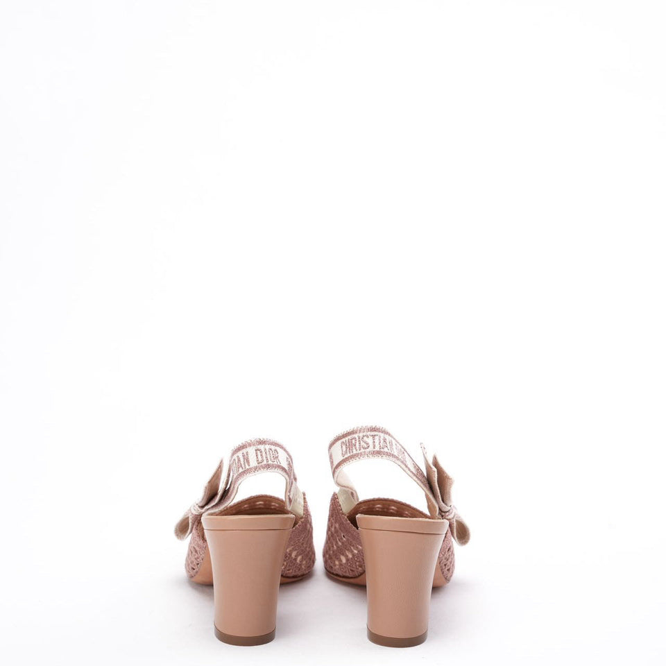 Dior J'ADior Nude Pink Slingback Pumps 38D