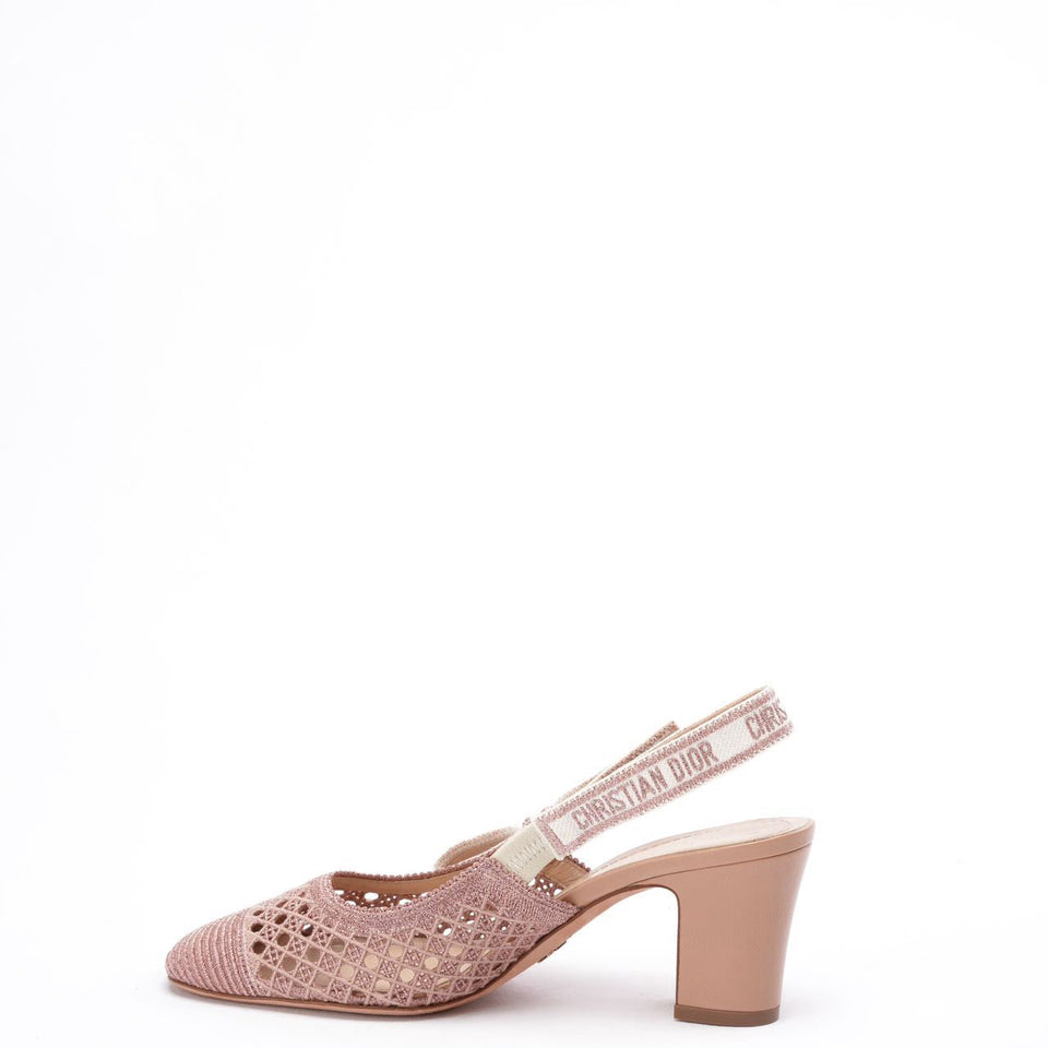 Dior J'ADior Nude Pink Slingback Pumps 38D