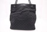 Gucci Gifford Tote Bag in Black GG Canvas