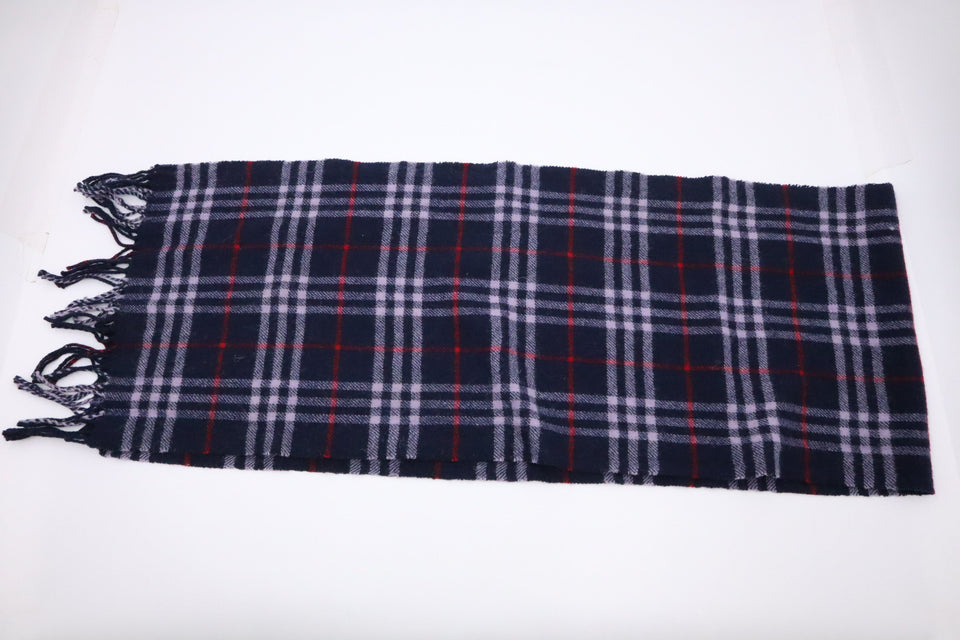 Burberry Scarf in Blue Cashmere