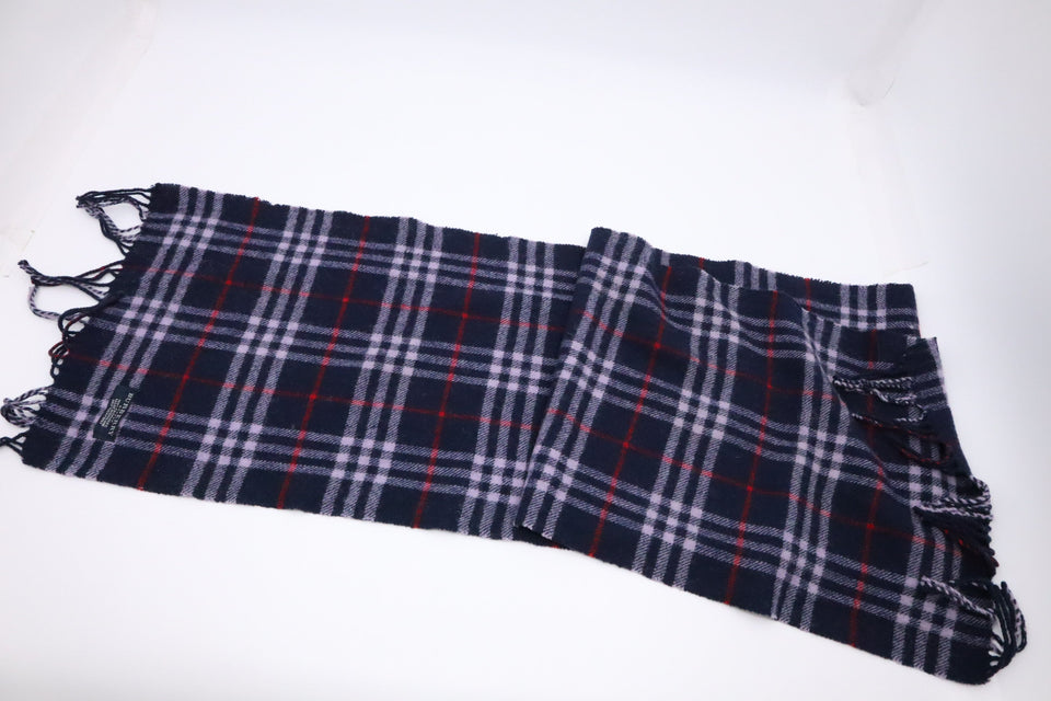 Burberry Scarf in Blue Cashmere