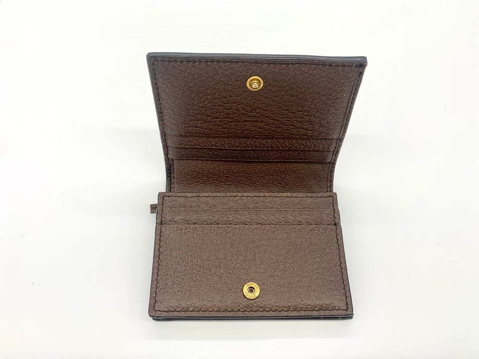 Gucci GG SUPREME OPHIDIA CARD CASE