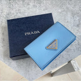 Prada Light Blue Astrale Saffiano Snap  Case