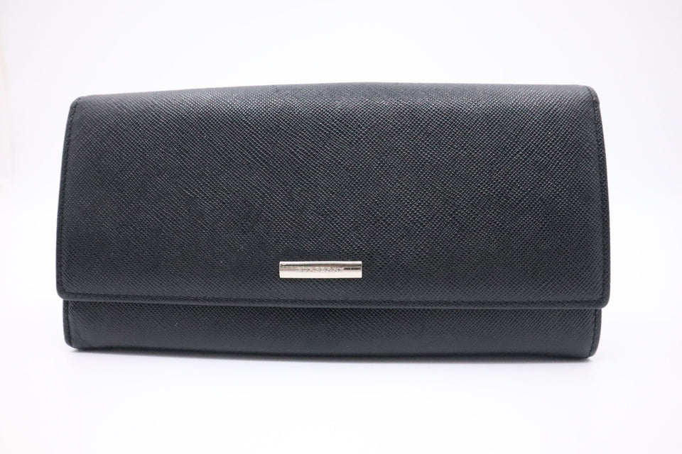 Burberry Wallet in Black Leather