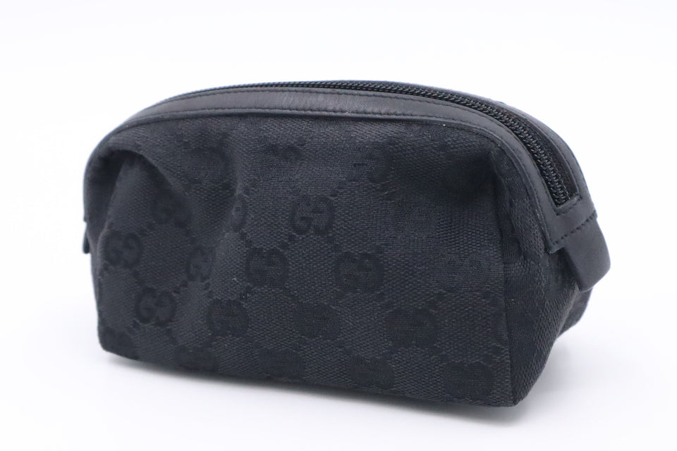 Gucci Pouch in Black Canvas