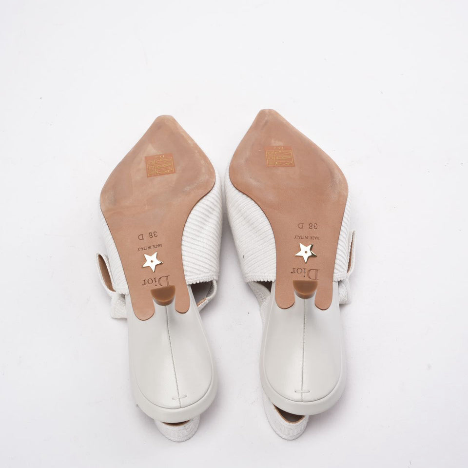 Christian Dior J'ADior Slingback Pump in White 38D