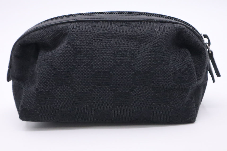Gucci Pouch in Black Canvas