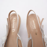 Christian Dior J'ADior Slingback Pump in White 38D