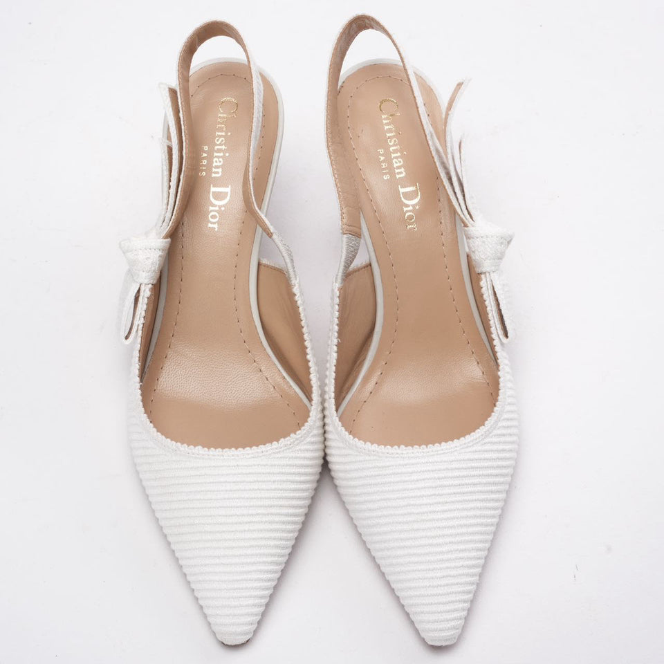 Christian Dior J'ADior Slingback Pump in White 38D