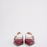Christian Dior J'ADior Slingback Pumps in Burgundy Patent 39.5