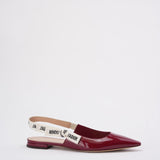 Christian Dior J'ADior Slingback Pumps in Burgundy Patent 39.5