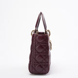 Dior Small Lady Dior My ABCDior Bag in Burgundy 2018