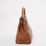 Hermes Kelly 32 cm Bag in Golden Clemence Leather with Golden Hardware 2015