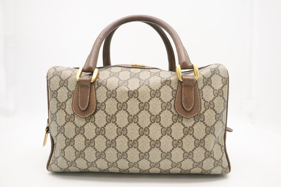 Gucci Boston Bag in GG Supreme Canvas