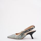 Christian Dior J'ADior Slingback Pump 38 Blue Taille