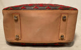 Limited Edition Louis Vuitton Rouge Monogram Tuffetage Deauville Cube Bag