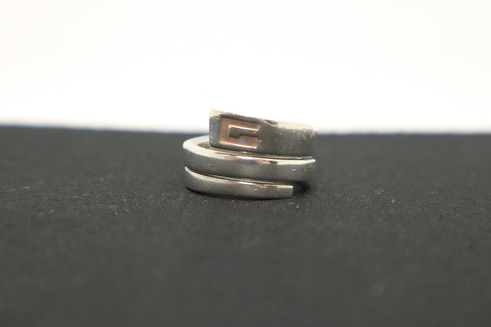 Gucci Sprial G Ring in Sterling Silver