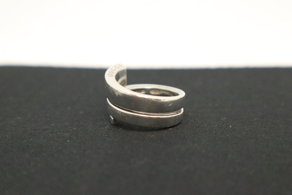 Gucci Sprial G Ring in Sterling Silver