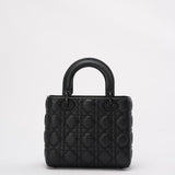 Dior Small Lady Dior My ABCDior Bag in Black Ultramatte 2020