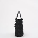 Dior Small Lady Dior My ABCDior Bag in Black Ultramatte 2020