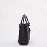 Dior Small Lady Dior My ABCDior Bag in Black Ultramatte 2020