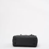 Dior Small Lady Dior My ABCDior Bag in Black Ultramatte 2020