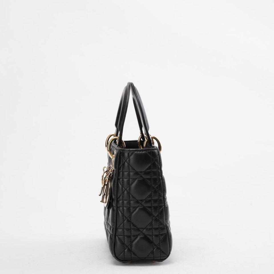 Dior Small Lady Dior My ABCDior Bag in Black 2017