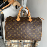 Louis Vuitton Monogram Speedy 35 Boston Duffle Bag MH
