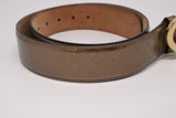 Gucci Heart Belt in Metallic Brown Guccissima Patent Leather