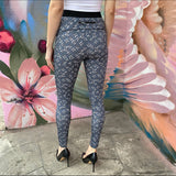 Louis Vuitton Grey Monogram Stretch Leggings - FR36 / USA 2 / 4