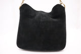 Gucci Shoulder Bag in Black Leather and Suede