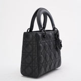 Christian Dior Matte Black Small Lady Dior Bag 2023