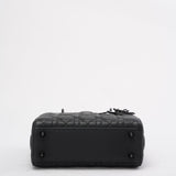 Christian Dior Matte Black Small Lady Dior Bag 2023