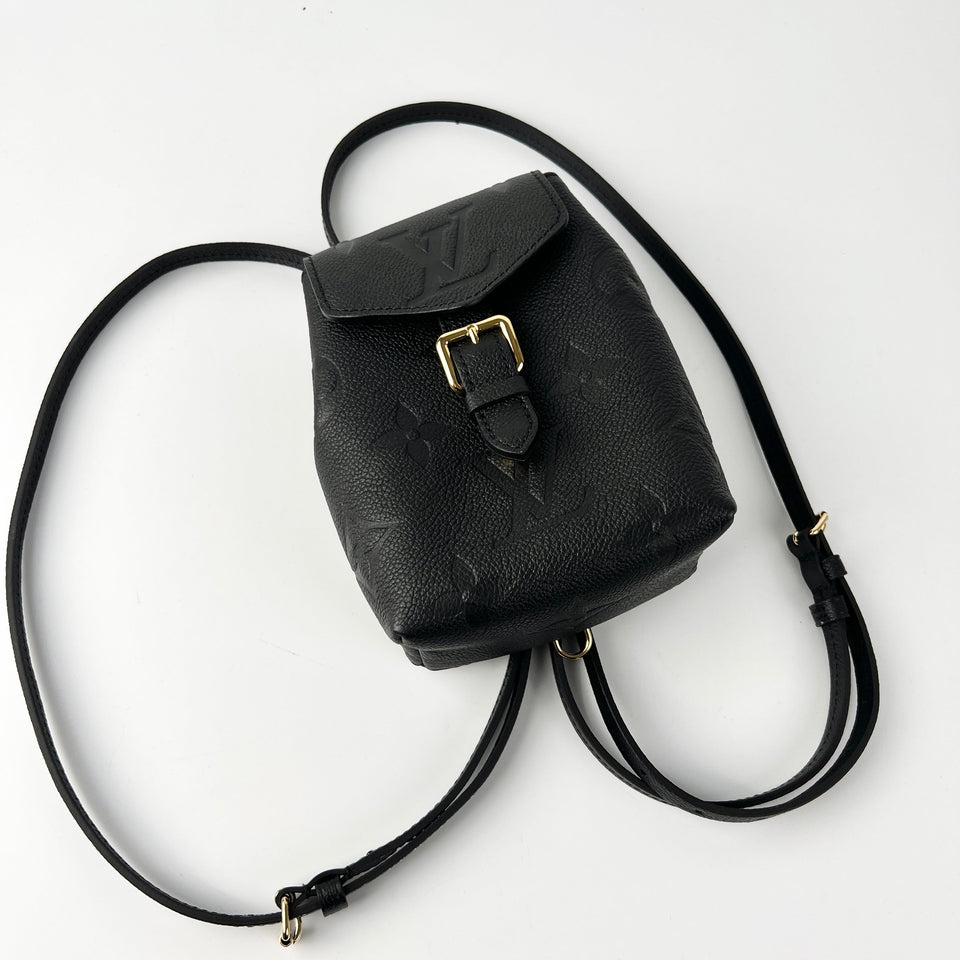 ITEM 5 - Louis Vuitton BackPack Black Empreinte Monogram Giant