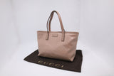 Gucci Inprime Tote in Pink Coated Canvas