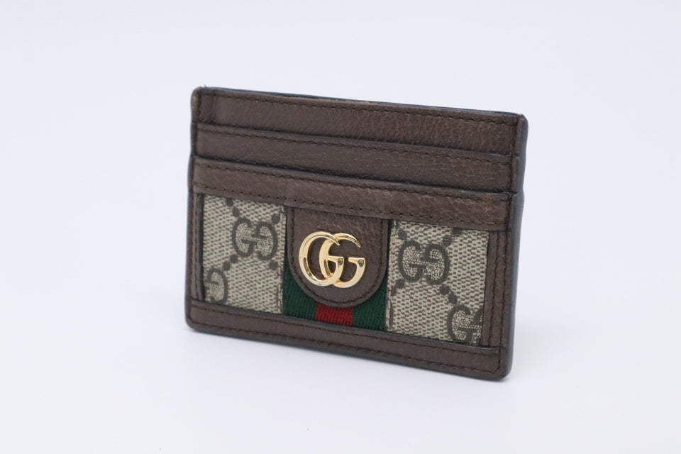 Gucci Card Case in GG Canvas