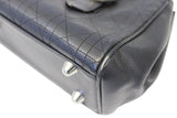 Christian Dior Black Leather Cannage Medium Tote Bag