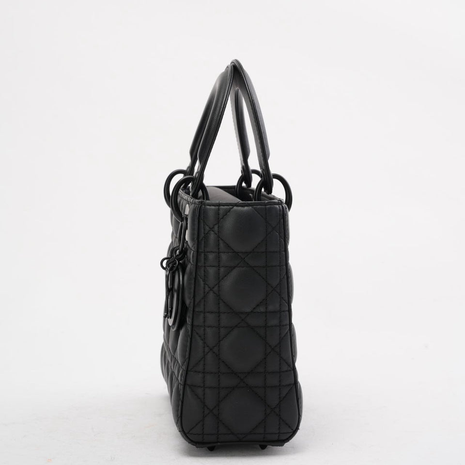 Christian Dior Black Cannage Small Lady Dior 2020