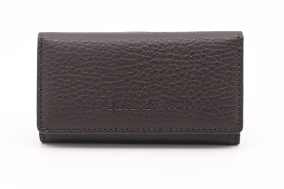 Burberry 4 Key Case in Brown Leather