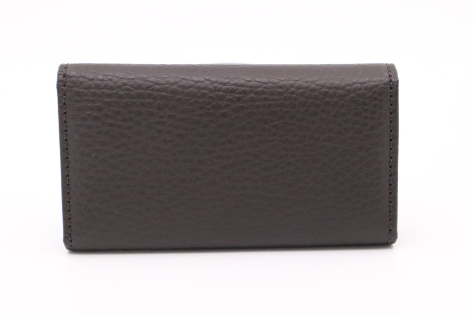 Burberry 4 Key Case in Brown Leather