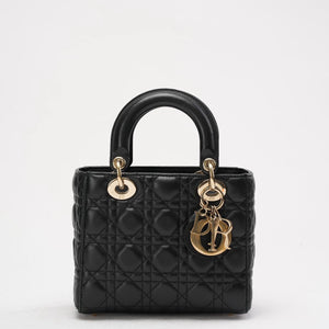 Dior Black Small Lady Dior My ABCDior Bag 2017