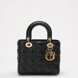 Dior Black Small Lady Dior My ABCDior Bag 2017